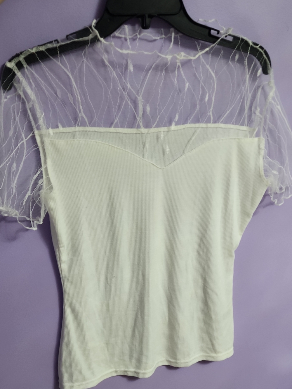 SHEIN White Ribbed Womens Top